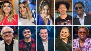 Especialistas da final do PopStar, apresentado por Taís Araújo — Foto: Globo/Divulgação Especialistas da final do PopStar, apresentado por Taís Araújo — Foto: Globo/Divulgação