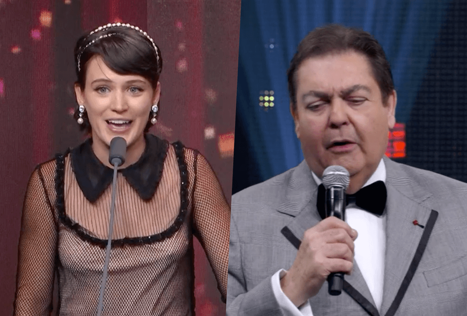 Bianca Bin no Melhores do Ano do Faustão (Foto: Reprodução) Bianca Bin no Melhores do Ano do Faustão (Foto: Reprodução)