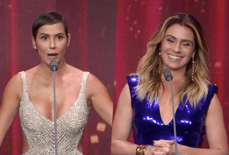 Deborah Secco e Giovanna Antonelli no Melhores do Ano 2018 (Foto: Reprodução) Deborah Secco e Giovanna Antonelli no Melhores do Ano 2018 (Foto: Reprodução)