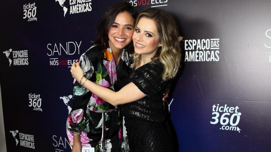 Bruna Marquezine e Sandy (Foto: Marcos Ribas/Brazil News) Bruna Marquezine e Sandy (Foto: Marcos Ribas/Brazil News)