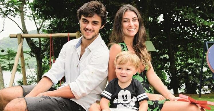 Com apenas 1 ano, filho de Felipe Simas passa sufoco e é atacado no rosto