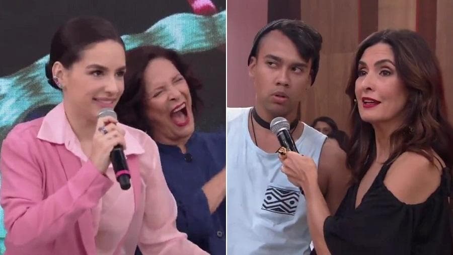 Kéfera no Encontro na Globo (Foto: Reprodução) Kéfera no Encontro na Globo (Foto: Reprodução)