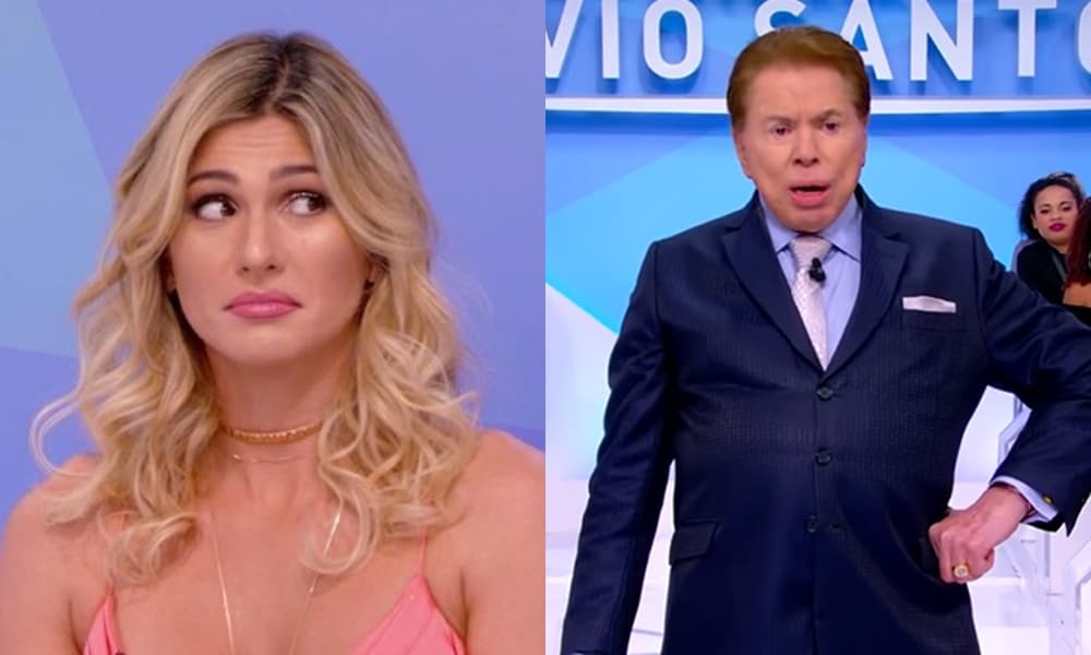 Silvio Santos colocou Livia Andrade contra parede no SBT Silvio Santos colocou Livia Andrade contra parede no SBT