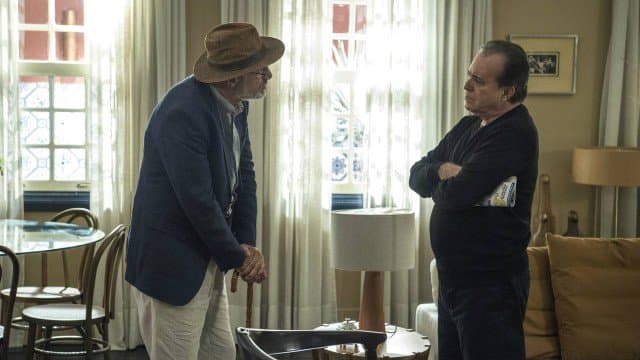 Sóstenes e Olavo, em O Sétimo Guardião (Foto: Estevam Avellar/ Globo/ Divulgação) Sóstenes e Olavo, em O Sétimo Guardião (Foto: Estevam Avellar/ Globo/ Divulgação)