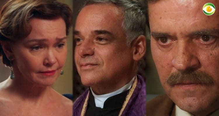Piedade, Luiz e Eugênio em Espelho da Vida (Foto: Montagem TV Foco) Piedade, Luiz e Eugênio em Espelho da Vida (Foto: Montagem TV Foco)