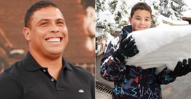 Ronaldo Fenômeno e o filho Alexander (Foto reprodução) Ronaldo Fenômeno e o filho Alexander (Foto reprodução)