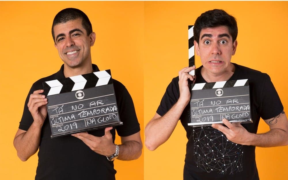 Marcius Melhem e Marcelo Adnet no Tá no Ar (Foto: Globo/Estevam Avellar) Marcius Melhem e Marcelo Adnet no Tá no Ar (Foto: Globo/Estevam Avellar)