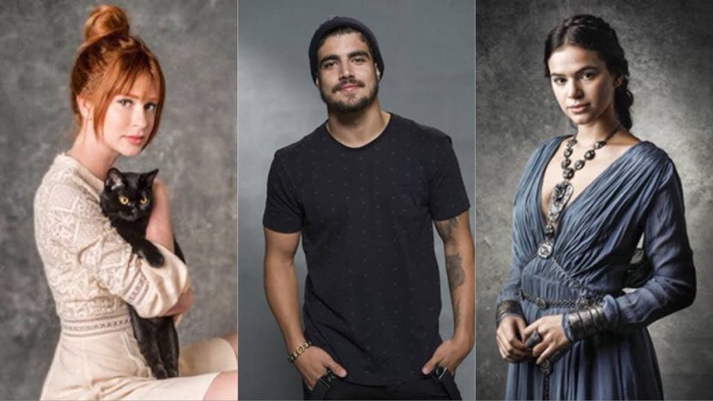 Marina Ruy Barbosa, Caio Castro e Bruna Marquezine boatos,fama e brigas por causa de atrasos no Globo (Foto: Montagem TV Foco) Marina Ruy Barbosa, Caio Castro e Bruna Marquezine boatos,fama e brigas por causa de atrasos no Globo (Foto: Montagem TV Foco)