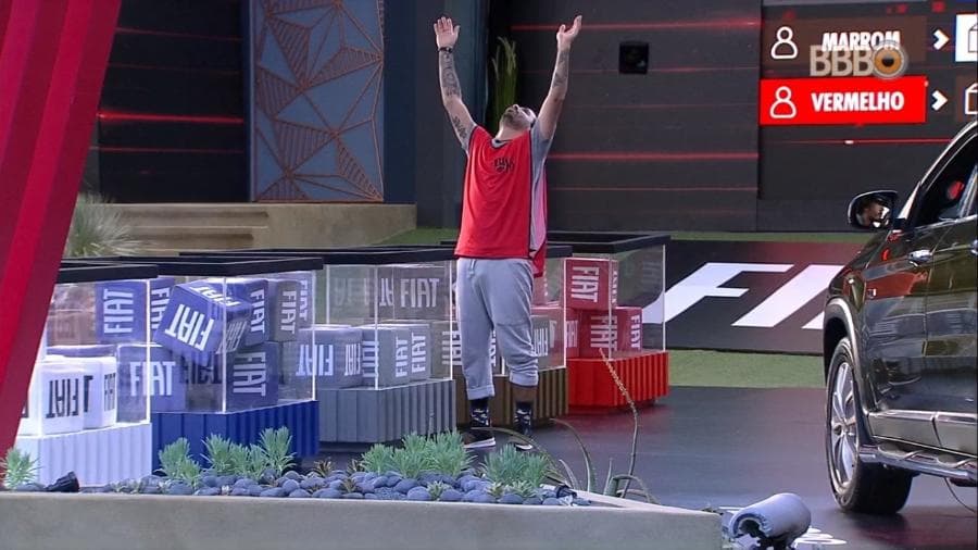 Vinicius foi eliminado da disputa (Foto: TV Globo) Vinicius foi eliminado da disputa (Foto: TV Globo)