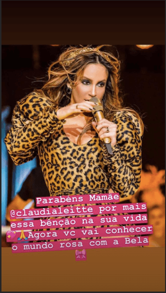 Ticiane Pinheiro faz homenagem a mais nova gravida da vez, Claudia Leitte. (Foto: Reprodução Instagram) Ticiane Pinheiro faz homenagem a mais nova gravida da vez, Claudia Leitte. (Foto: Reprodução Instagram)