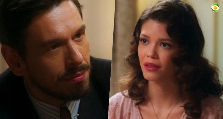 Gustavo Bruno e Julia Castelo em cena de Espelho da Vida Gustavo Bruno e Julia Castelo em cena de Espelho da Vida