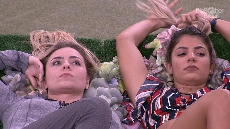 Hariany e Paula no BBB19 (Foto: GloboPlay) Hariany e Paula no BBB19 (Foto: GloboPlay)