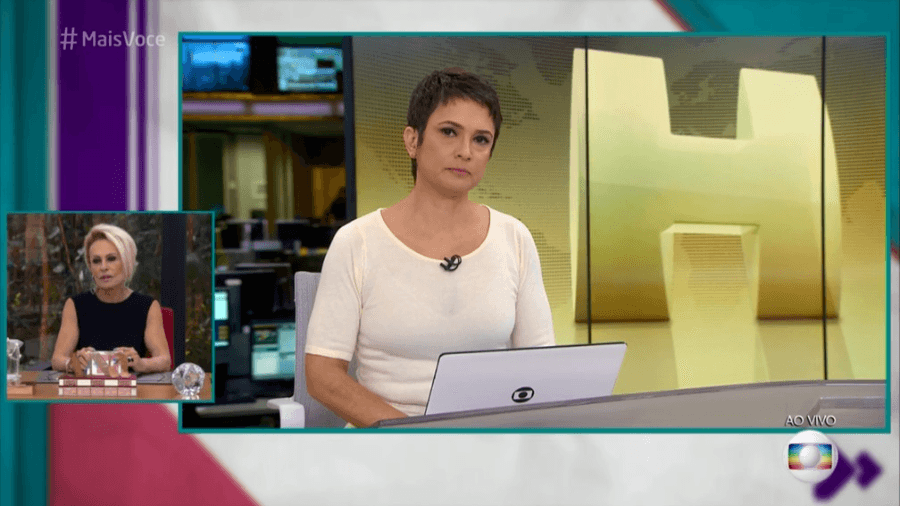 Sandra Annenberg revela que ficou sabendo da morte de Boechat durante entrada ao vivo na Globo: "Foi chocante"