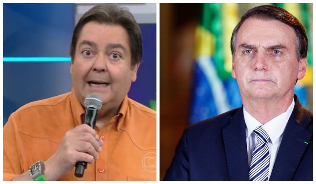 No Domingão do Faustão da Globo, Fausto Silva manda indireta para Bolsonaro (Foto: Reprodução) No Domingão do Faustão da Globo, Fausto Silva manda indireta para Bolsonaro (Foto: Reprodução)