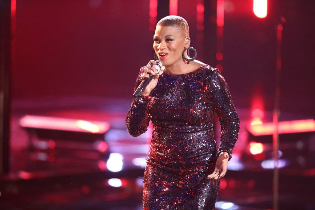 A cantora do The Voice, Janice Freeman (Foto: Tyler Golden/NBC/NBCU Photo Bank via Getty Images) A cantora do The Voice, Janice Freeman (Foto: Tyler Golden/NBC/NBCU Photo Bank via Getty Images)
