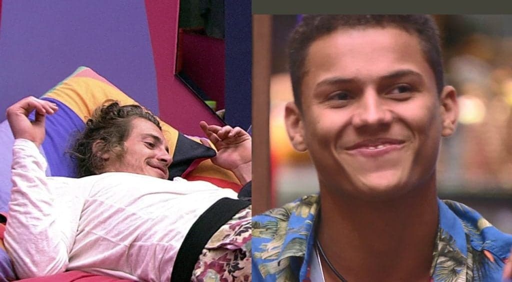 BBB19: Danrley choca e apalpa parte íntima do "Tarzan" Alberto; veja