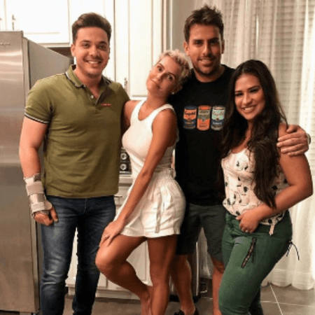 Deborah Secco, Wesley Safadão, Simone e Rodrigo (Foto: Reprodução) Deborah Secco, Wesley Safadão, Simone e Rodrigo (Foto: Reprodução)
