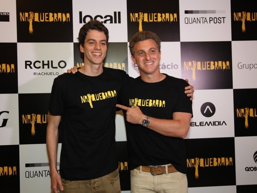 Fernando Grostein Andrade e Luciano Huck juntos Fernando Grostein Andrade e Luciano Huck juntos