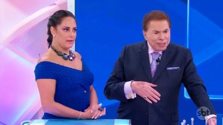 Silvio Santos e a filha Silvia Abravanel Imagem: Reprodução/SBT Silvio Santos e a filha Silvia Abravanel Imagem: Reprodução/SBT