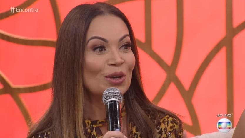 Solange Almeida no Encontro com Fátima Bernardes Solange Almeida no Encontro com Fátima Bernardes