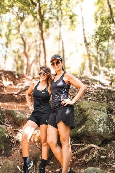 Fátima Bernardes foi tietada por fãs durante trilha (Foto: Reprodução/Instagram) Fátima Bernardes foi tietada por fãs durante trilha (Foto: Reprodução/Instagram)