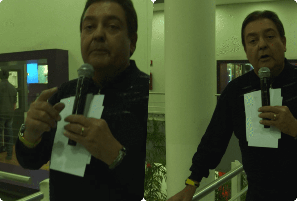 Faustão mostrou os bastidores da Globo e levou produção à loucura Faustão mostrou os bastidores da Globo e levou produção à loucura