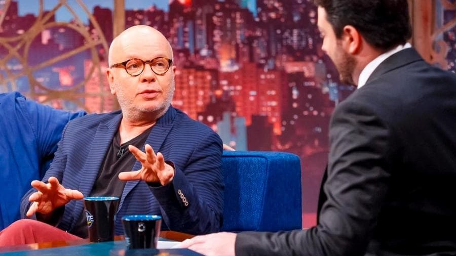 Marcelo Tas no The Noite (Foto: Divulgação) Marcelo Tas no The Noite (Foto: Divulgação)