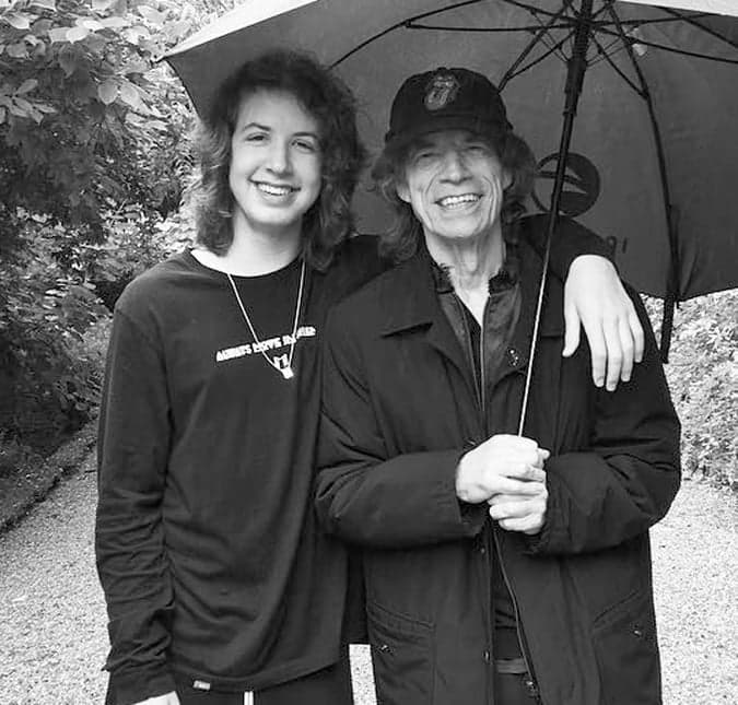 Mick Jagger e filho (Foto: Reprodução) Mick Jagger e filho (Foto: Reprodução)