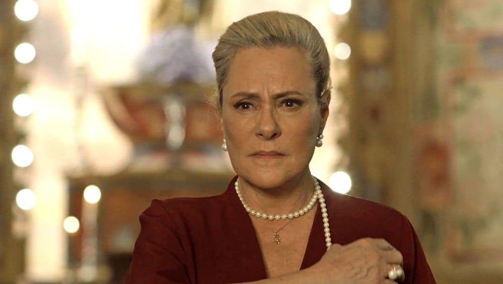 Mirtes em cena da novela O Sétimo Guardião (Foto: Reprodução) Mirtes em cena da novela O Sétimo Guardião (Foto: Reprodução)