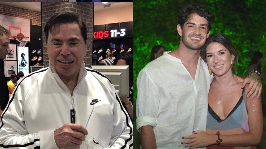 Silvio Santos mudou o visual e ainda conheceu Alexandre Pato, namorado da filha (Foto reprodução) Silvio Santos mudou o visual e ainda conheceu Alexandre Pato, namorado da filha (Foto reprodução)