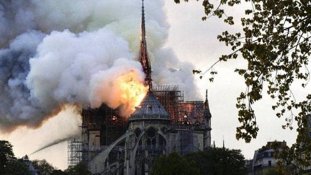 Incêndio na Catedral de Notre Dame (Foto: Divulgação) Incêndio na Catedral de Notre Dame (Foto: Divulgação)