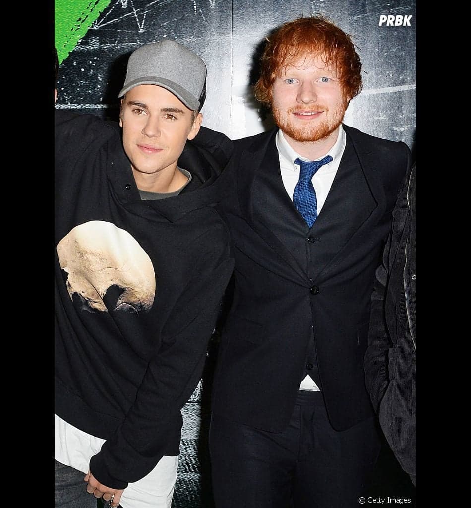 Justin Bieber e Ed Sheeran confirmam parceria e divulgam trecho de música; confira