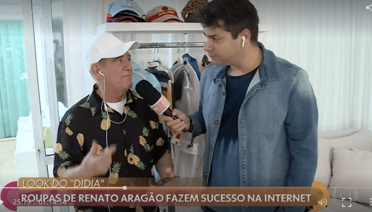 Renato Aragão no Encontro com Fátima Bernardes da Globo Renato Aragão no Encontro com Fátima Bernardes da Globo