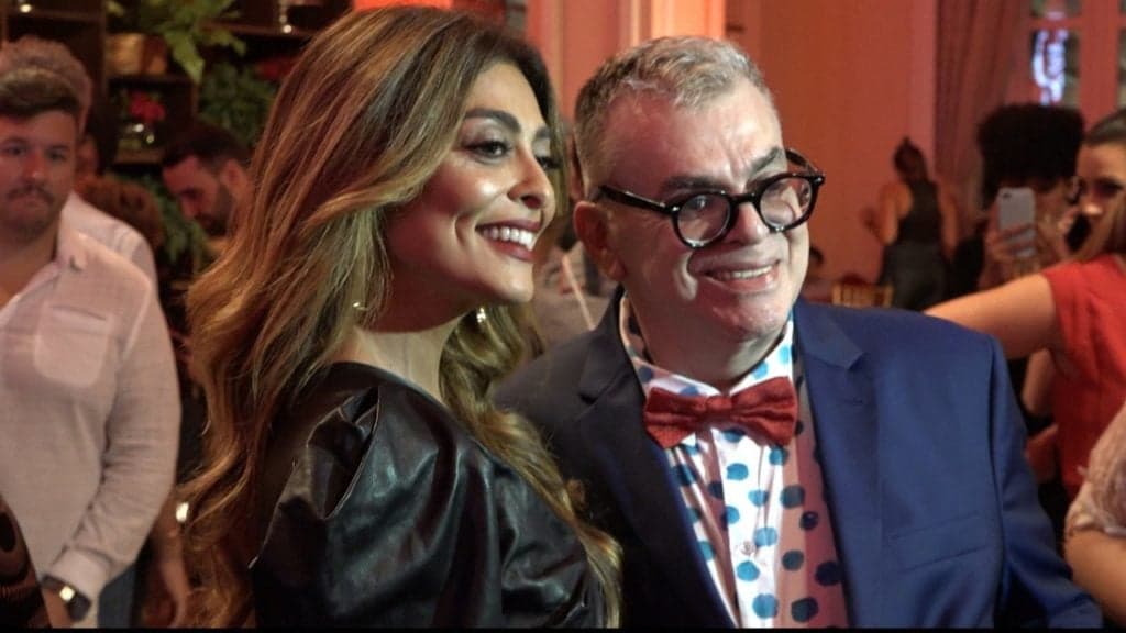 Autor da Globo Walcyr Carrasco e sua protagonista Juliana Paes de A Dona do Pedaço Autor da Globo Walcyr Carrasco e sua protagonista Juliana Paes de A Dona do Pedaço