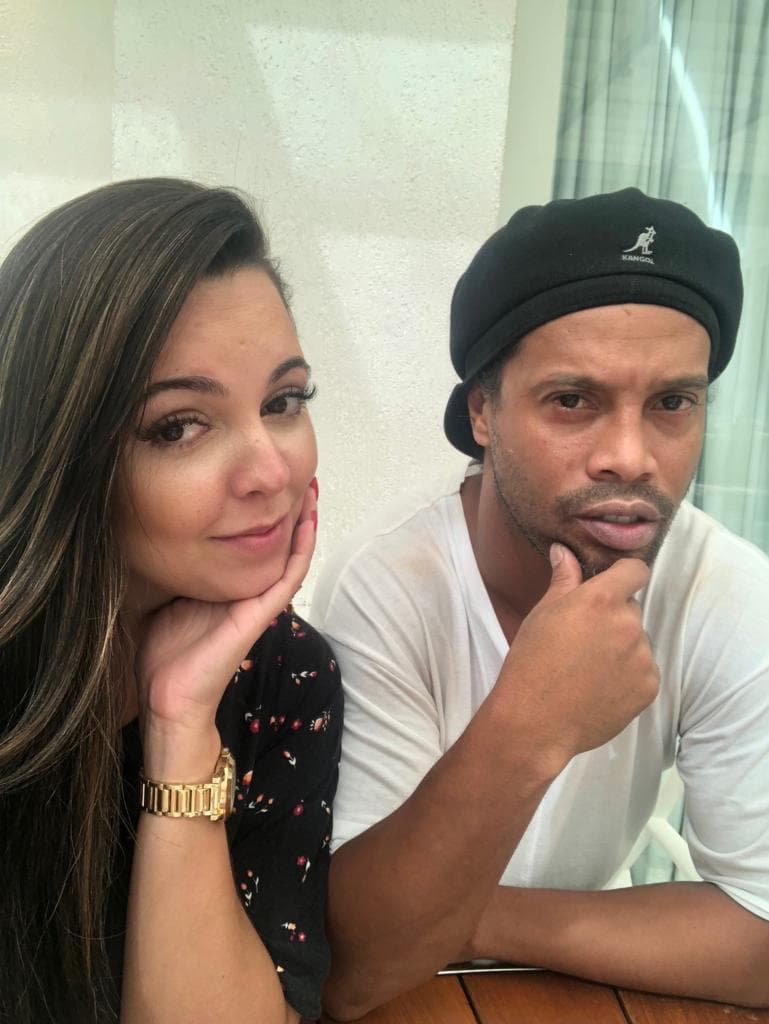 Priscilla e Ronaldinho Gaúcho (Foto: Reprodução) Priscilla e Ronaldinho Gaúcho (Foto: Reprodução)