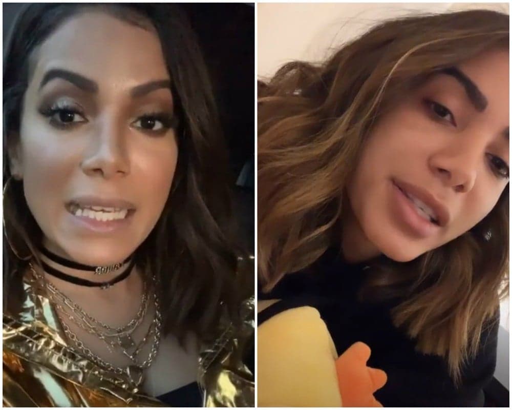 O antes e depois de Anitta após a mudança (Foto: Reprodução) O antes e depois de Anitta após a mudança (Foto: Reprodução)