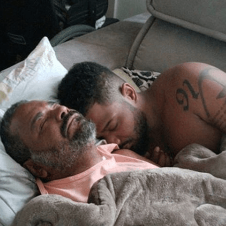 Arlindo Cruz e o filho Arlindinho Arlindo Cruz e o filho Arlindinho