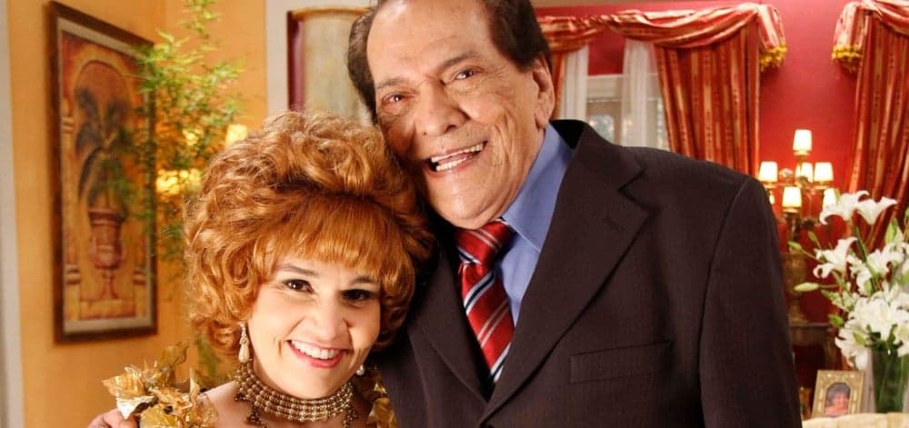 Claudia Rodrigues e Lúcio Mauro trabalharam juntos no Zorra Total (Foto: TV Globo) Claudia Rodrigues e Lúcio Mauro trabalharam juntos no Zorra Total (Foto: TV Globo)