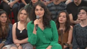 Débora Nascimento falou sobre separação de José Loreto no Altas Horas (Foto: Reprodução/Globo) Débora Nascimento falou sobre separação de José Loreto no Altas Horas (Foto: Reprodução/Globo)