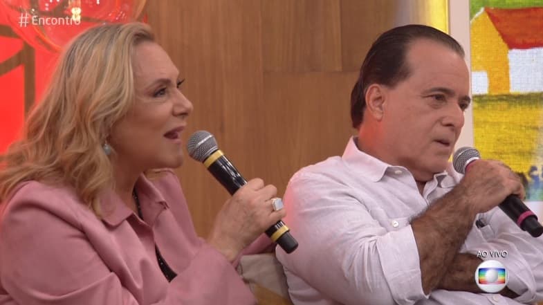 Elizabeht Savalla e Tony Ramos no Encontro com Fátima Bernardes na Globo Elizabeht Savalla e Tony Ramos no Encontro com Fátima Bernardes na Globo