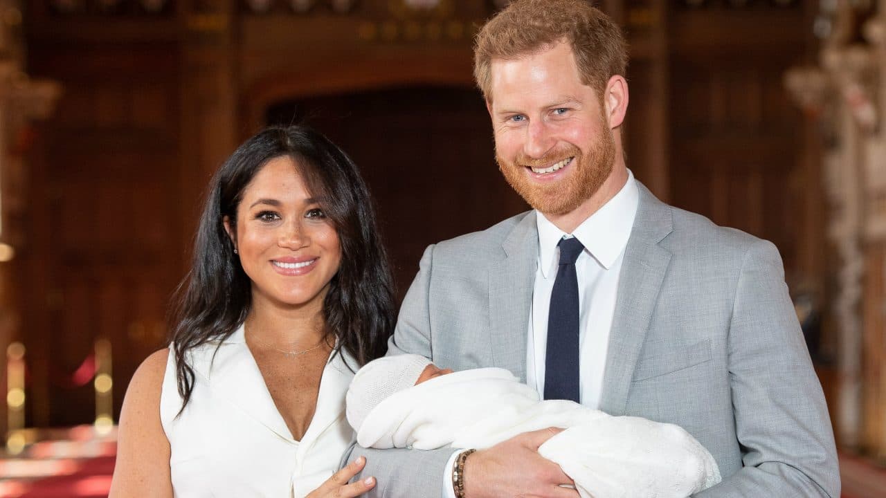 Meghan Harry e Archie (Foto: Reprodução) Meghan Harry e Archie (Foto: Reprodução)