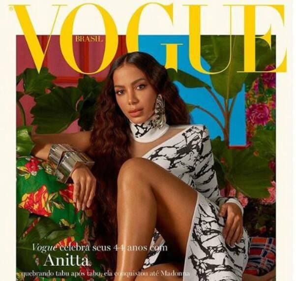Anitta na capa da Vogue (Foto: Reprodução) Anitta na capa da Vogue (Foto: Reprodução)
