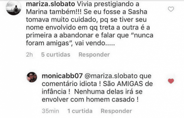 Empresária de Xuxa fez insinuações sobre Marina Ruy Barbosa ao defender Bruna Marquezine (Instagram) Empresária de Xuxa fez insinuações sobre Marina Ruy Barbosa ao defender Bruna Marquezine (Instagram)