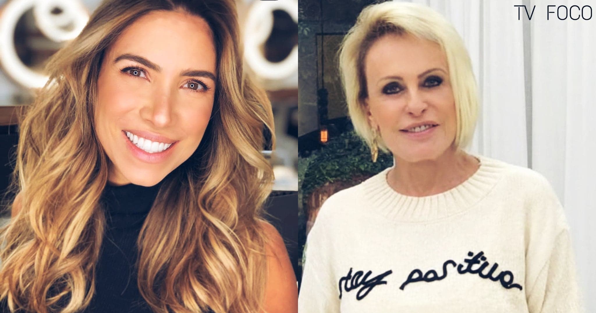 Ana Maria Braga e Patrícia Abravanel são apresentadoras do SBT e da Globo Ana Maria Braga e Patrícia Abravanel são apresentadoras do SBT e da Globo