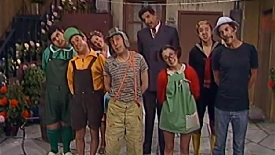 Turma do Chaves cantando (Foto: Reprodução) Turma do Chaves cantando (Foto: Reprodução)