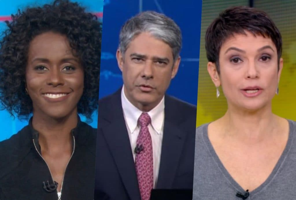 William Bonner, Sandra Annenberg e Maju Coutinho: quanto ganham de salário na Globo os jornalistas mais amados do Brasil