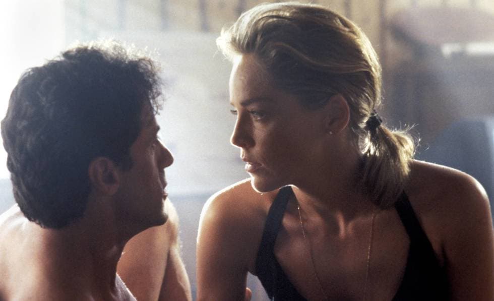 Sylvester Stallone e Sharon Stone no filme O Especialista (Foto: Reprodução) Sylvester Stallone e Sharon Stone no filme O Especialista (Foto: Reprodução)