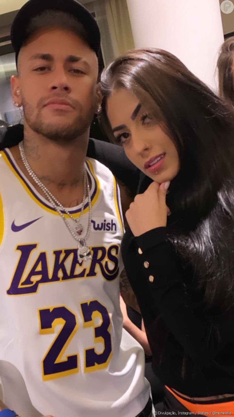 Neymar e MC Tati Zaqui. Foto: Reprodução Neymar e MC Tati Zaqui. Foto: Reprodução