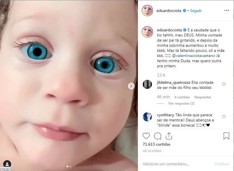 Foto: Reprodução/Instagram Foto: Reprodução/Instagram