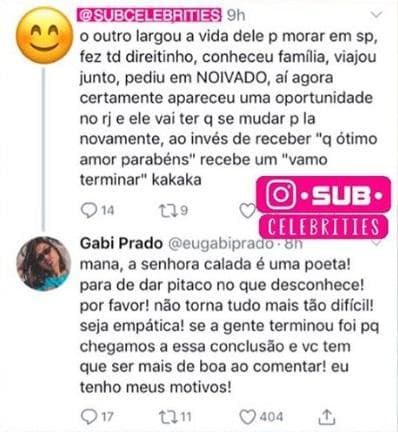 Publicação do Subcelebrities (Foto: Reprodução/Instagram) Publicação do Subcelebrities (Foto: Reprodução/Instagram)
